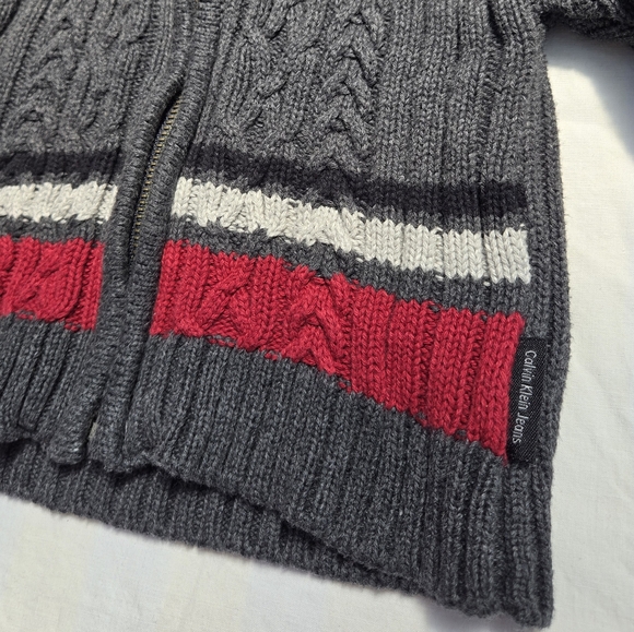 Calvin Klein Toddler Boys Sweater Cardigan - Picture 7 of 8